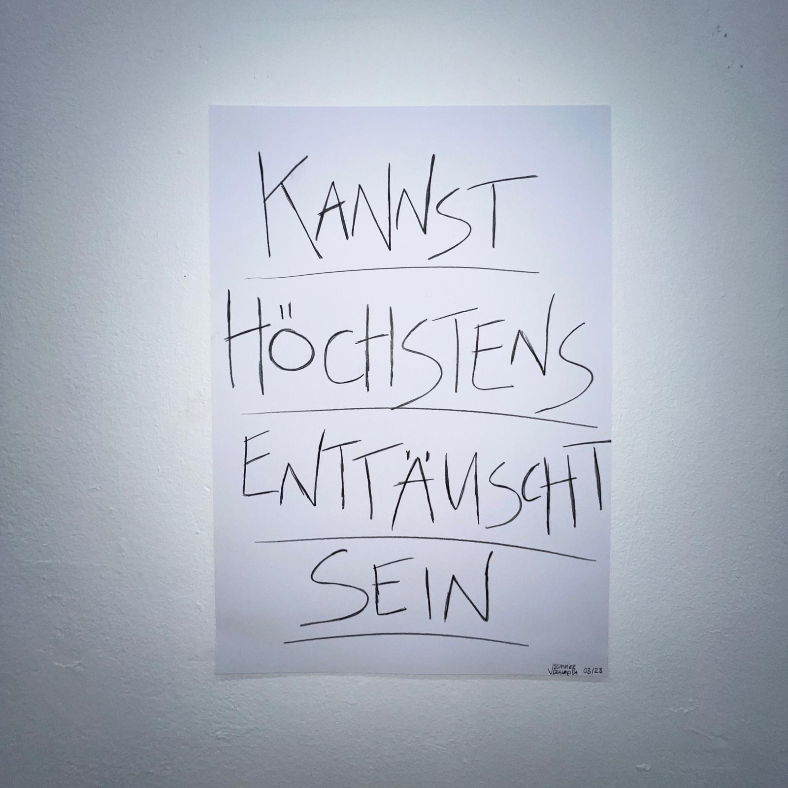 Enttäuscht